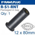 RAWLNUT M12X80MM X1-BAG